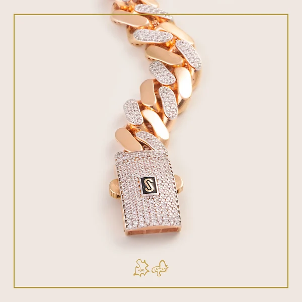 دستبند طلا موناکوچین آلیورا - Image 2