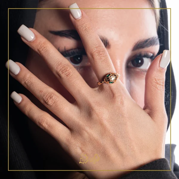 انگشتر طلا مار - Image 2
