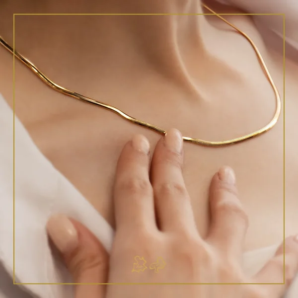 گردنبند طلا تیغ ماهی