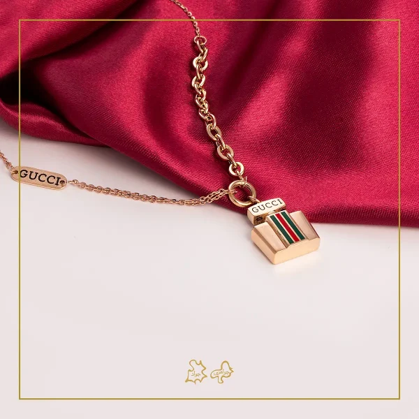 گردنبند طلا عطر گوچی
