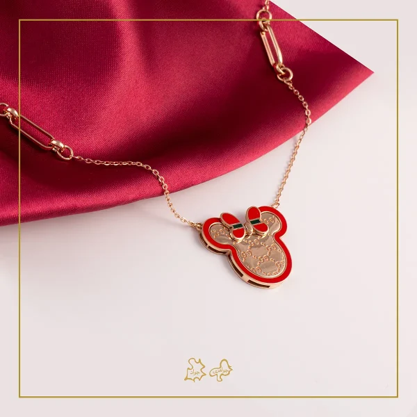 گردنبند طلا میکی موس گوچی