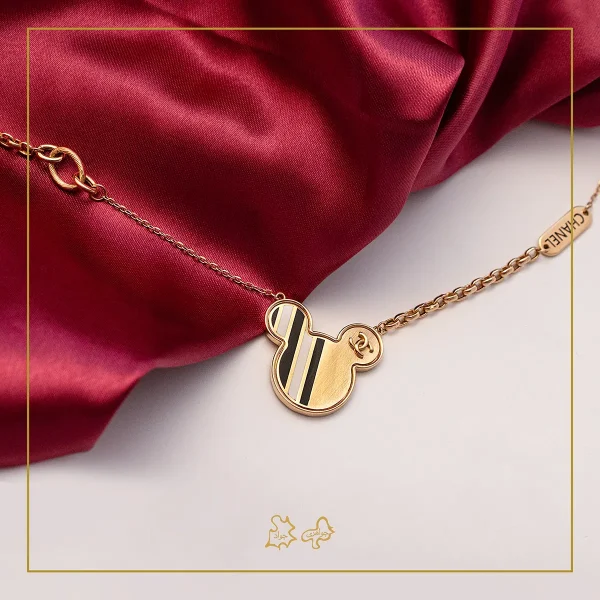 گردنبند طلا میکی موس شنل