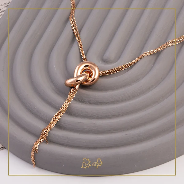 گردنبند طلا گره رویال پلاس