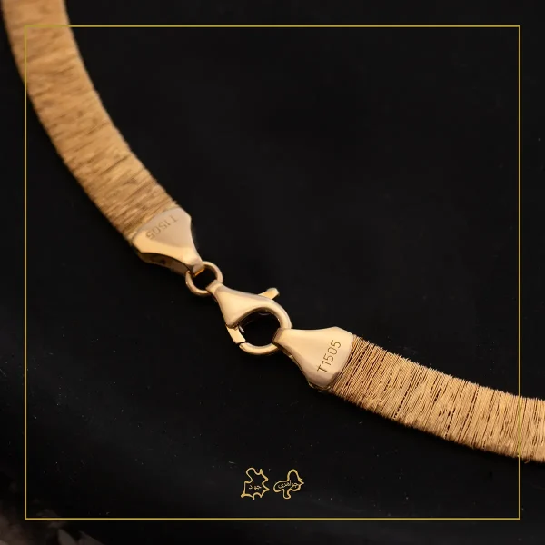 گردنبند طلا گلابتون مارنسا - Image 6