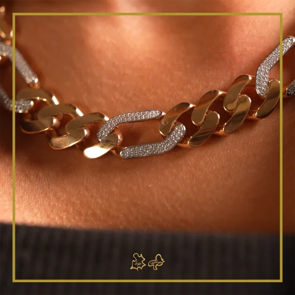 گردنبند طلا فیگارو رواژه - Image 3