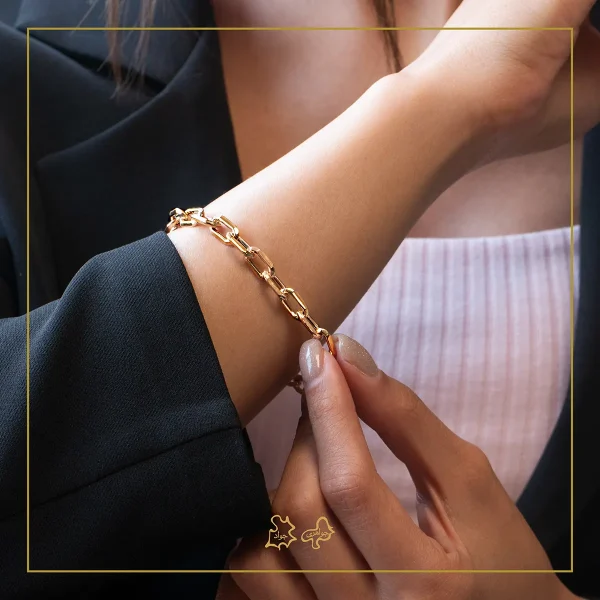 دستبند طلا هرمس عروسکی