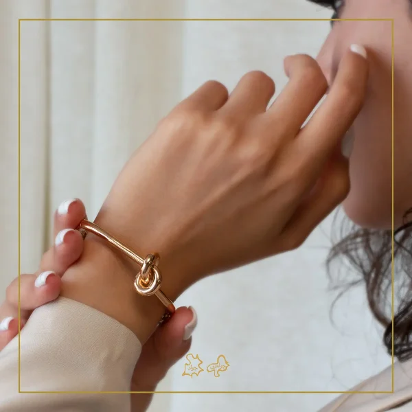 بنگل طلا گره زین