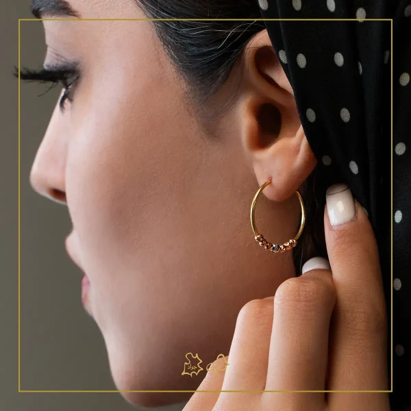 گوشواره طلا البرناردو لاریت