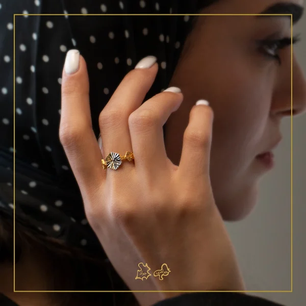 انگشتر طلا مینیمال فیوژن