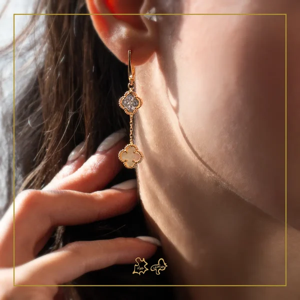 گوشواره طلا ونکلیف آنفیر