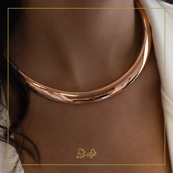 سرویس طلا طوق اورولا رزگلد - Image 3