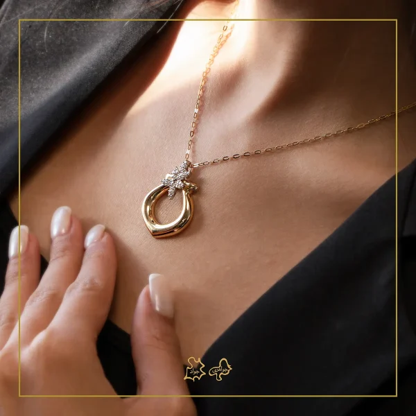 گردنبند طلا چهار برگ مارکیز