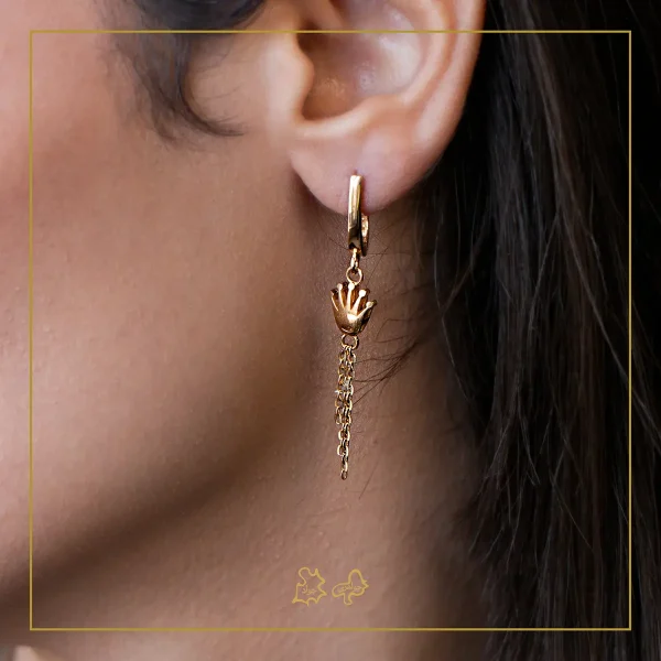 گوشواره طلا لویی رولکس آریا