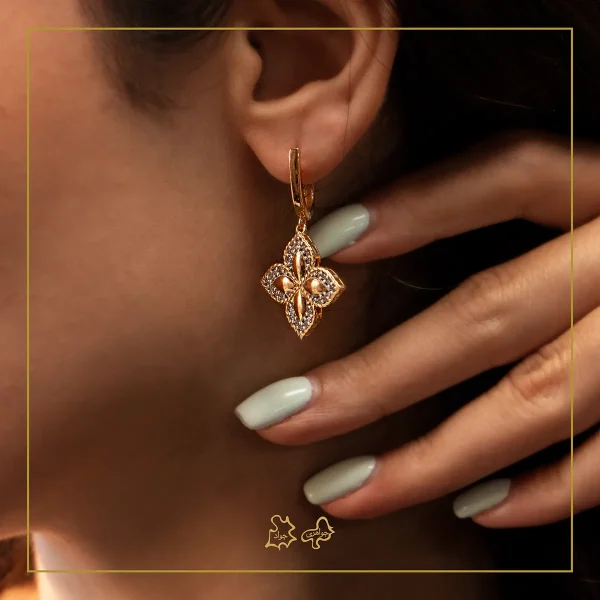 گوشواره طلا روبرتو کوین مهنا