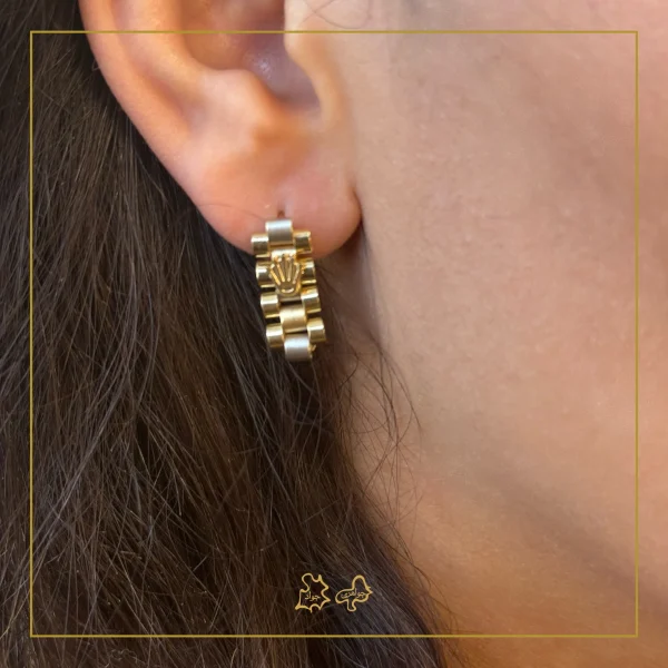 گوشواره طلا رولکس نیک