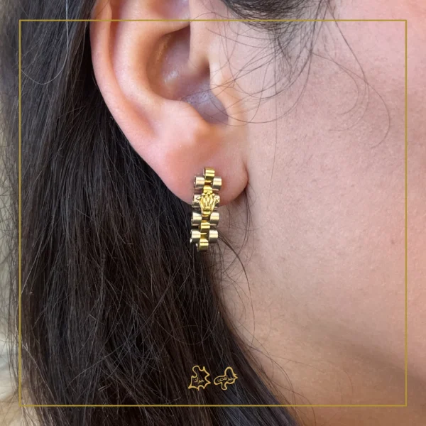 گوشواره طلا رولکس بیتل