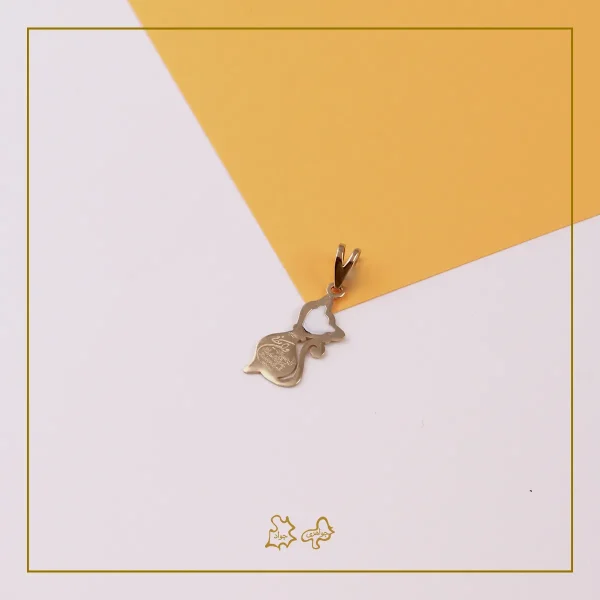 آویز طلا بچه‌گانه و ان یکاد گربه