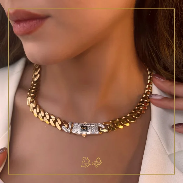 گردنبند طلا موناکوچین کلاسیک