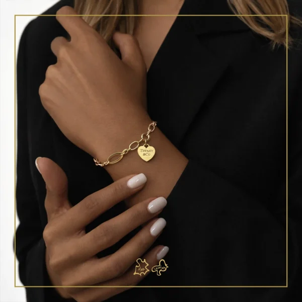 دستبند طلا قلب Tiffany & Co