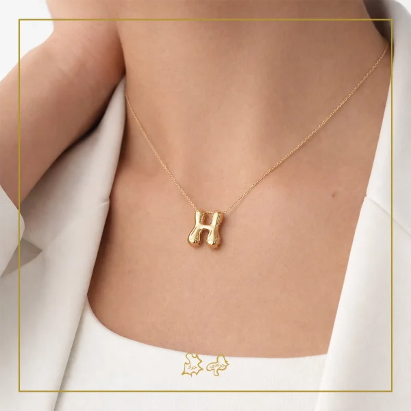 گردنبند طلا بادکنکی H