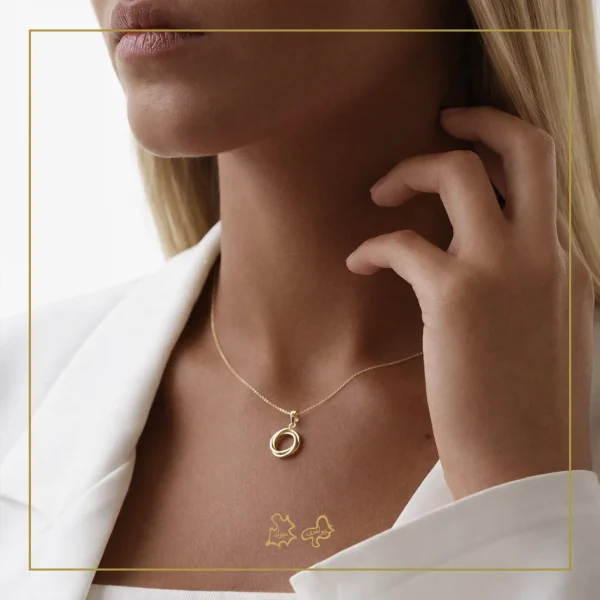 گردنبند طلا گرد لارج
