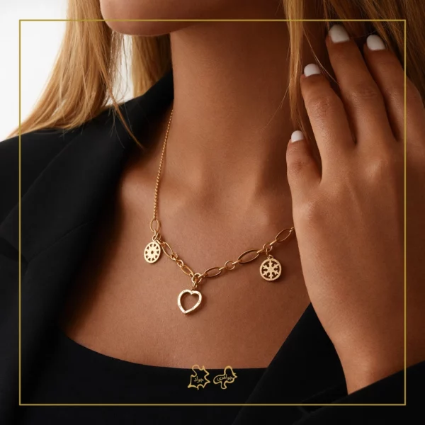 گردنبند طلا لاو کارتیر استارز