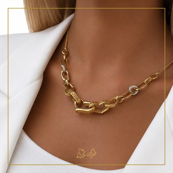 گردنبند طلا چاوان قلب