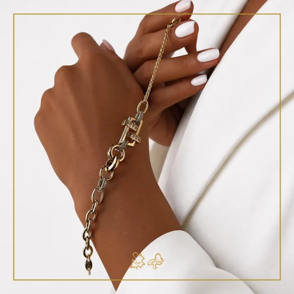 دستبند طلا چاوان کلام