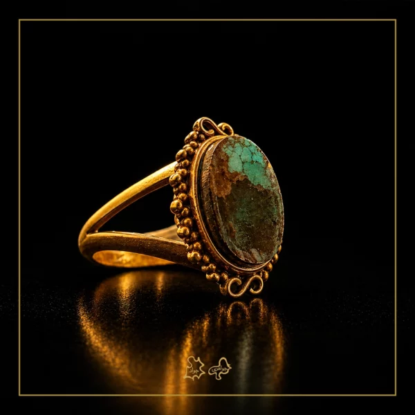 انگشتر طلا فیروزه پارس ماد - Image 2