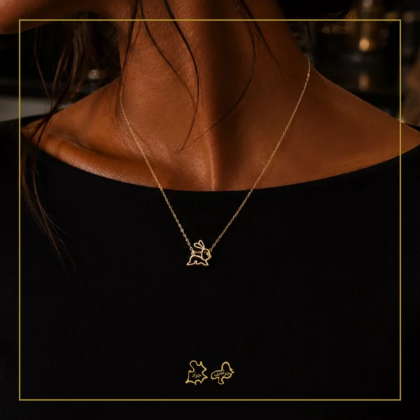 آویز طلا رَبیت