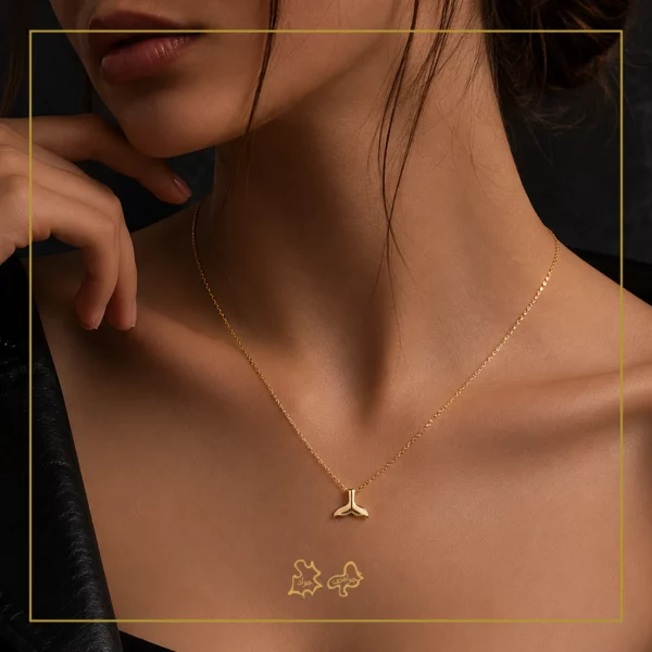 آویز طلا مینیمال وال