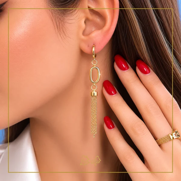 گوشواره طلا سانیار