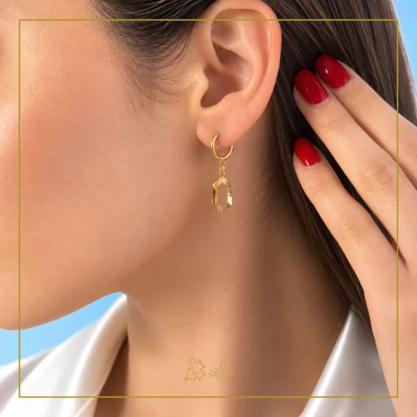 گوشواره طلا لیناز