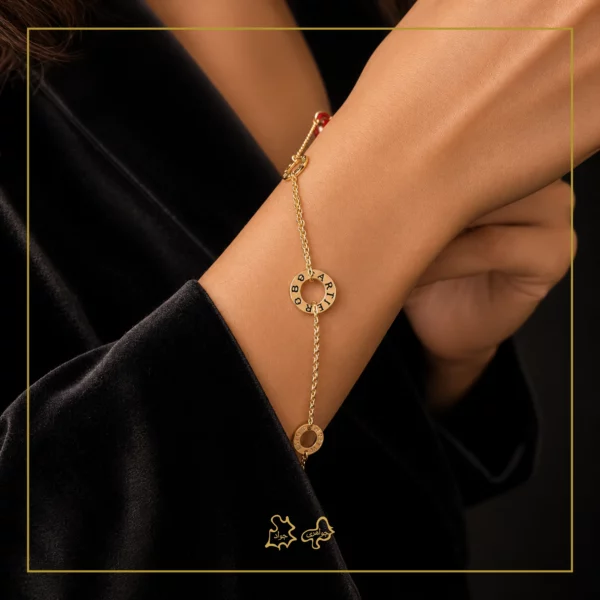 دستبند طلا بولگاری سه دایره