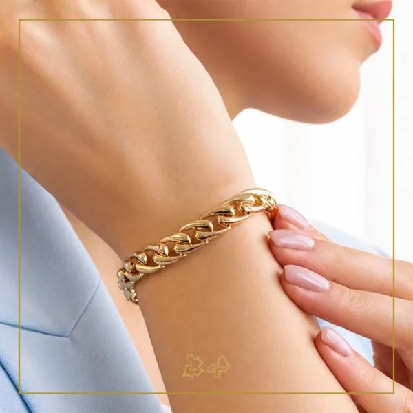 دستبند طلا کارتیر {کم اجرت}