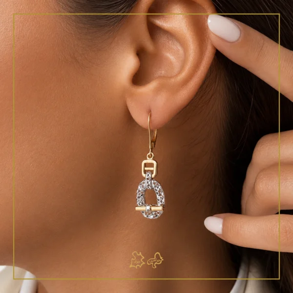 گوشواره طلا هارپر